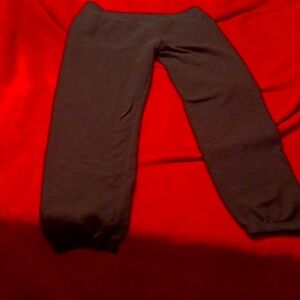 Black elastic waist jogger pant. Boys size.